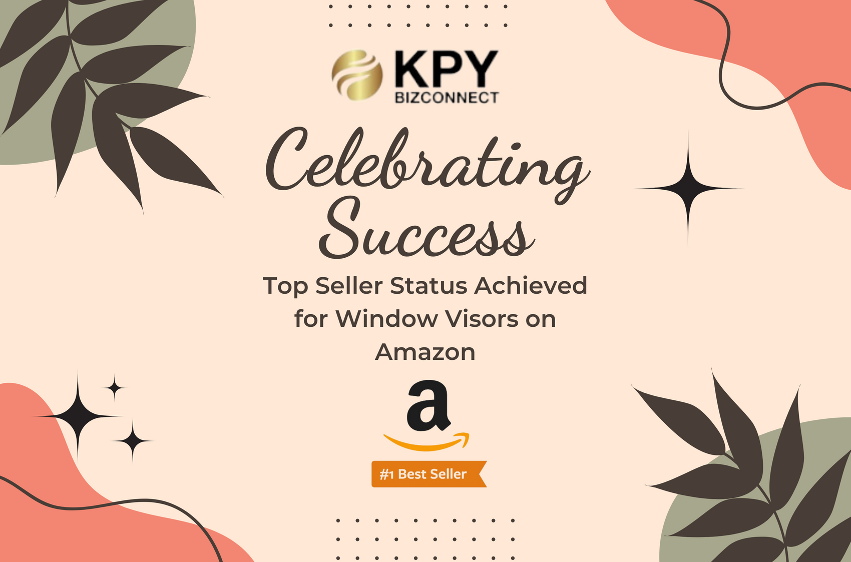 Celebrating Success: Our Window Visors Rank #1 on Amazon!"