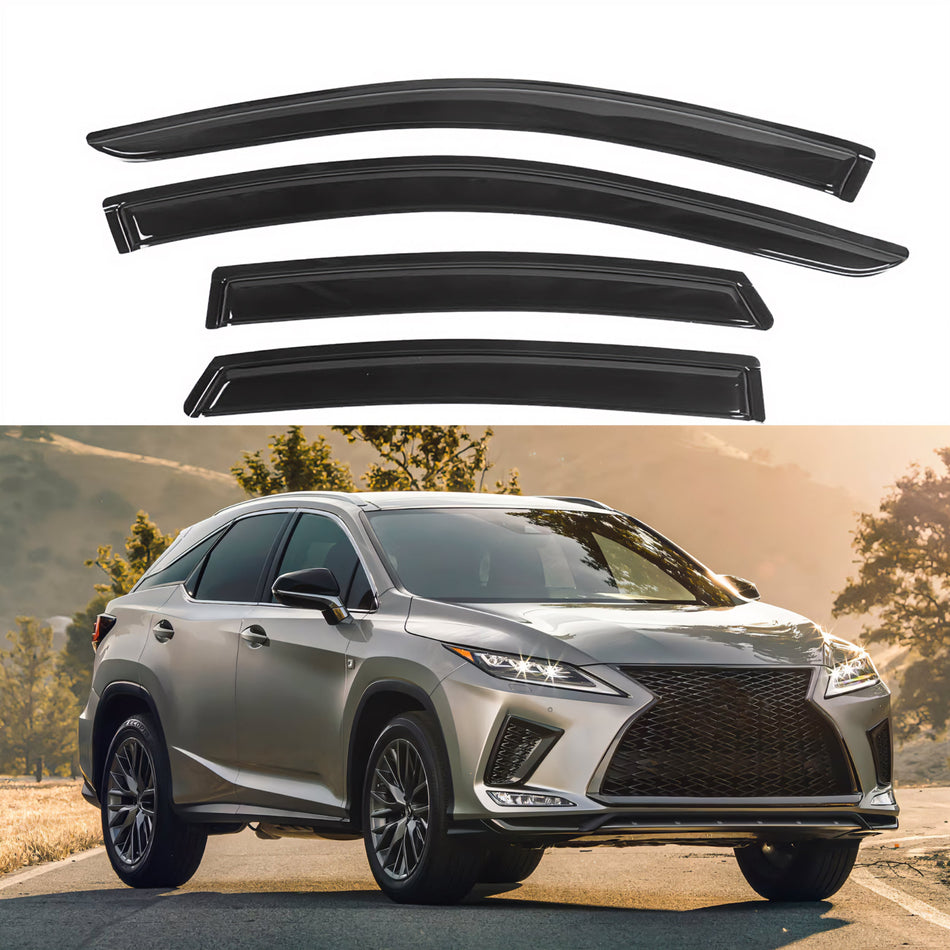 Window Visors for Lexus RX Series 2016-2022, 4-Piece