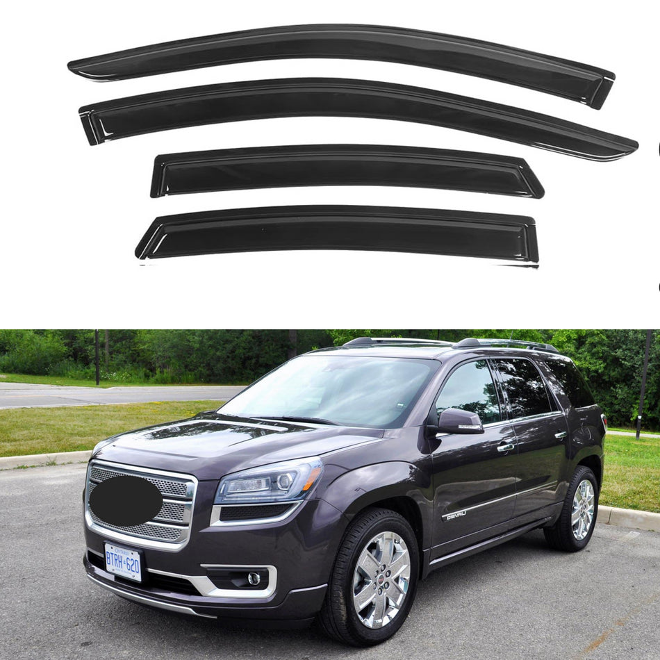 Window Visors for GMC Acadia 2007-2016 & GMC Acadia Limited 2017-2020 & Saturn Outlook 2007-2010, 4-Piece