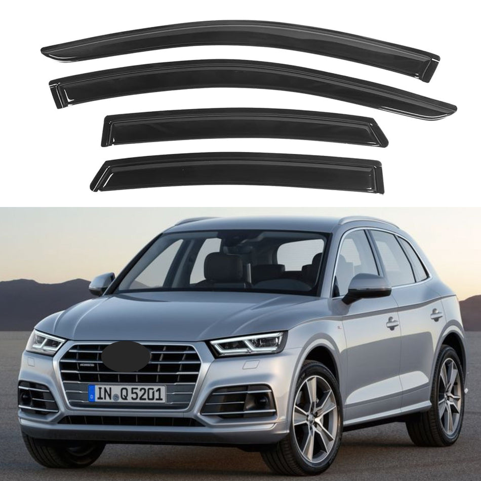 Window Visors for Audi Q5 2009-2017, 4-Piece