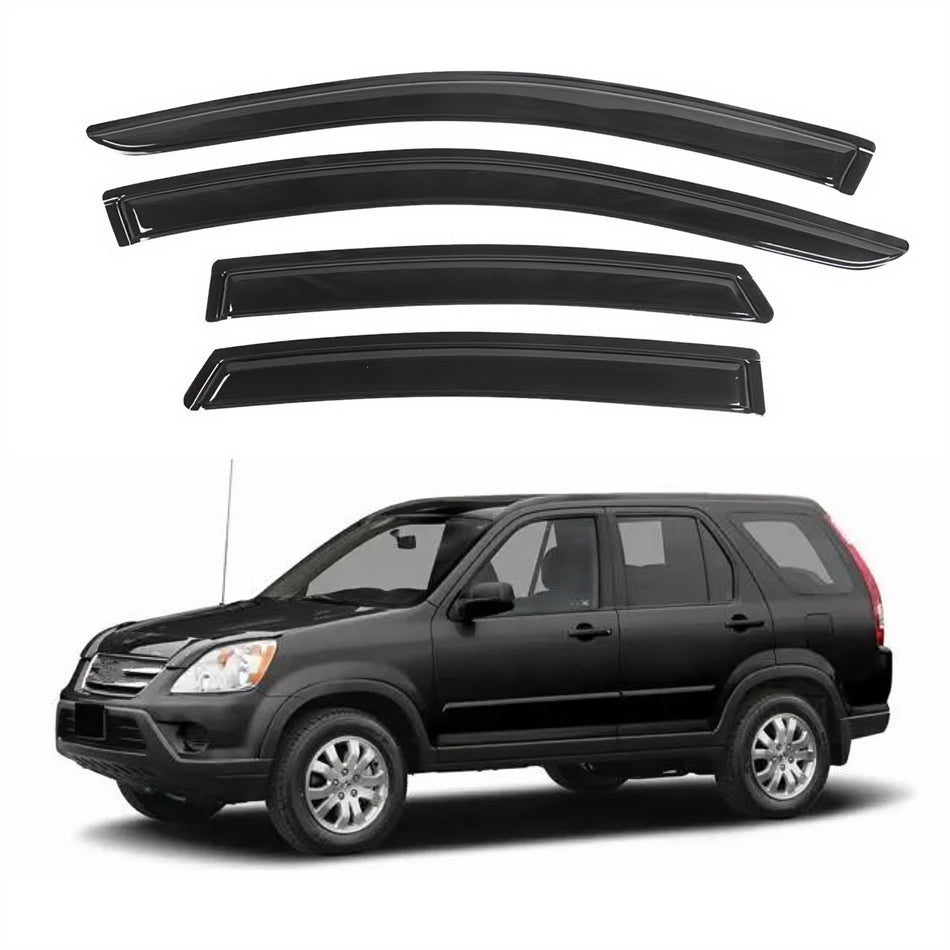 Window Visors for Honda CR-V 2002-2006, 4-Piece