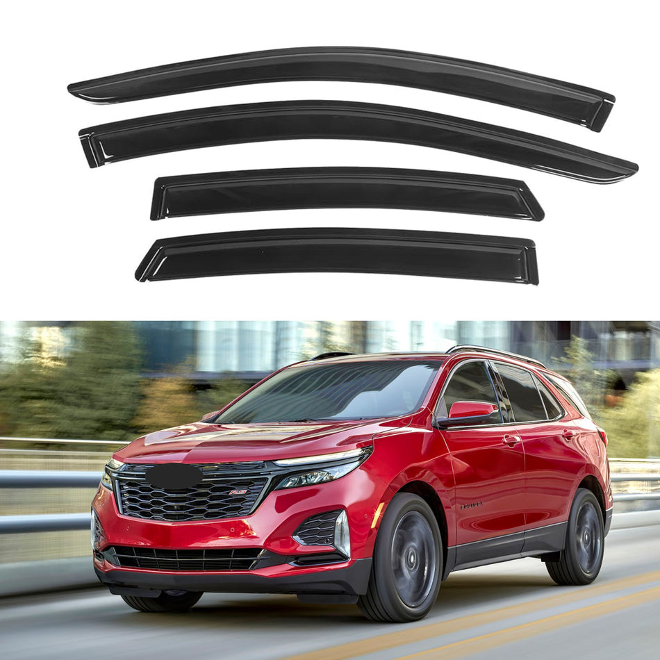 Window Visors for Chevrolet Equinox 2018-2024, 4-Piece