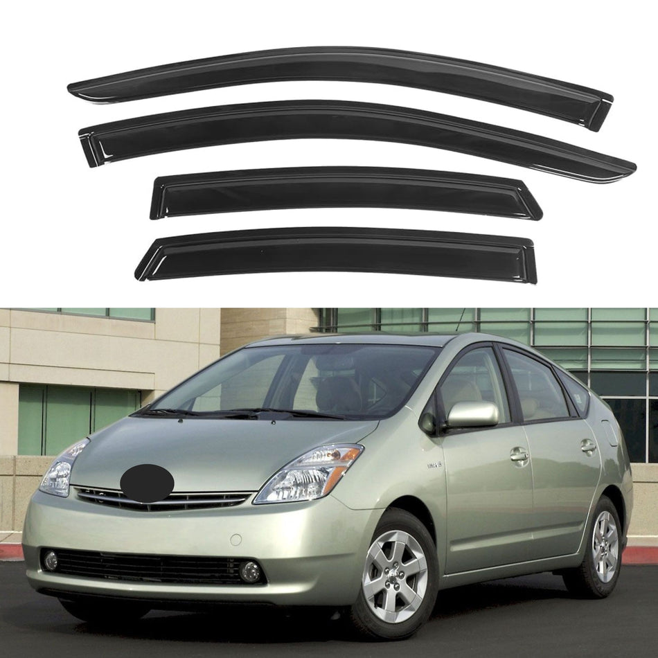 Window Visors for Toyota Prius 2004-2009, 4-Piece