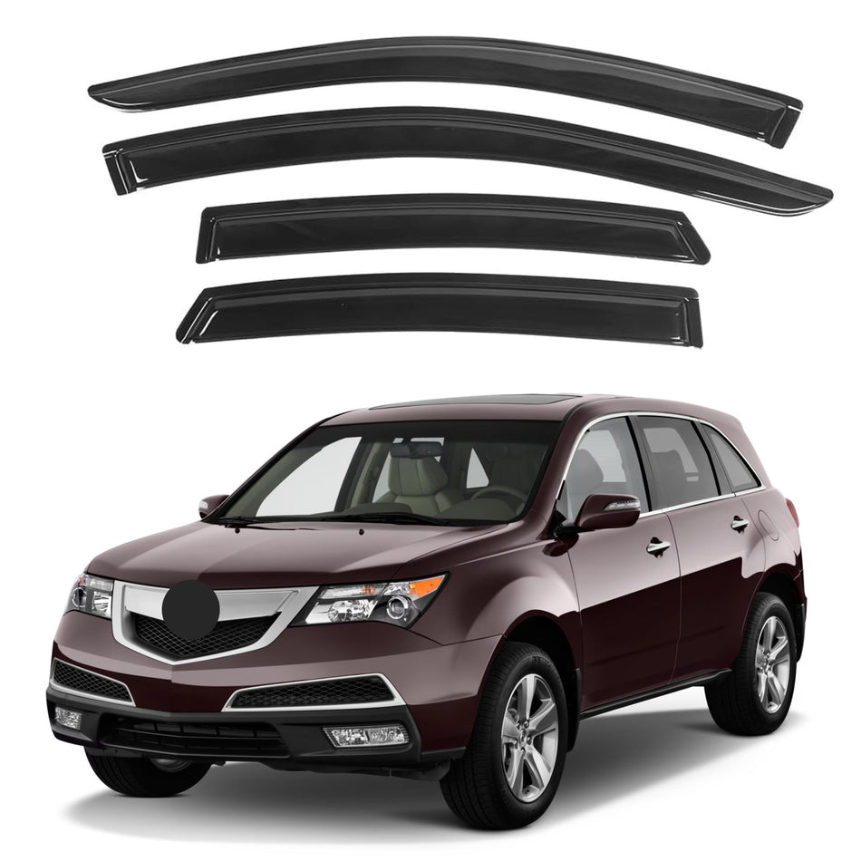 Window Visors for Acura MDX 2007-2013, 4-Piece