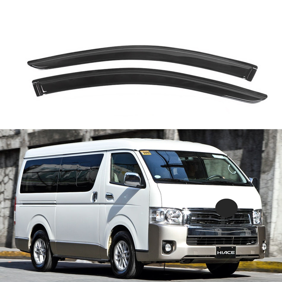 Window Visors for Toyota Hiace 2004-2019, 2-Piece