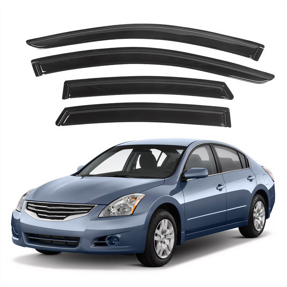 Window Visors for Nissan Altima 2007-2012, 4-Piece