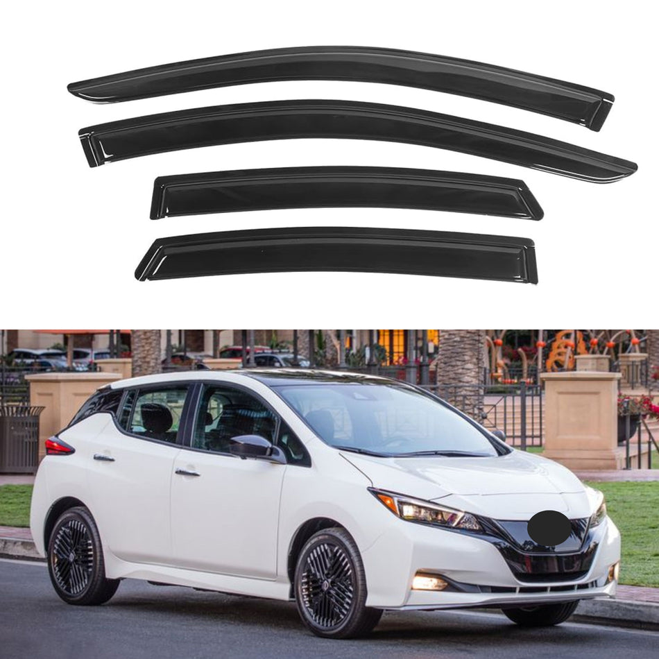 Window Visors for Nissan Leaf 2018-2024, 4-Piece