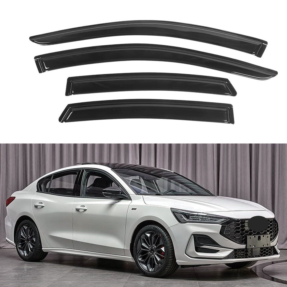 Window Visors for Ford Focus 2019-2023, 4-Piece