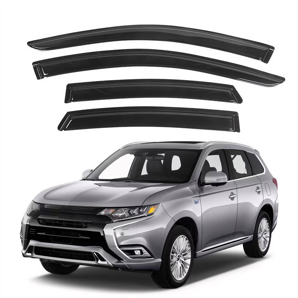 Window Visors for Mitsubishi Outlander Sport & RVR 2011-2024, 4-Piece