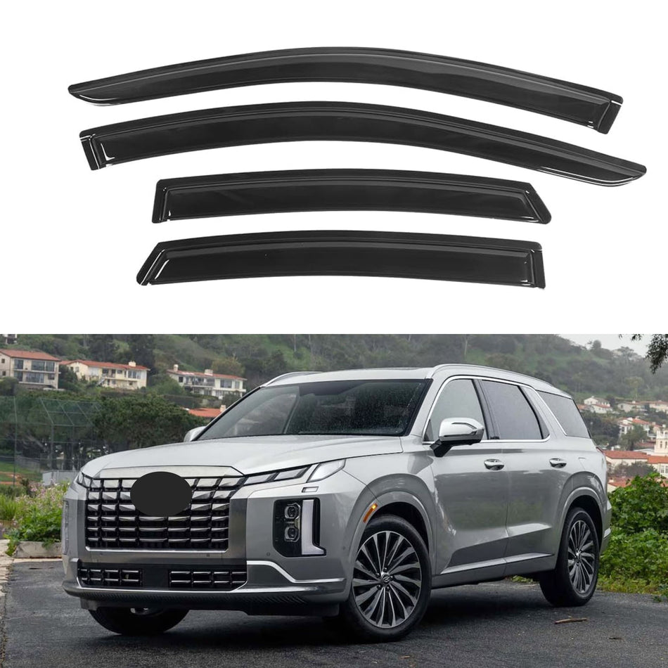 Window Visors for Hyundai Palisade 2020-2024, 4-Piece