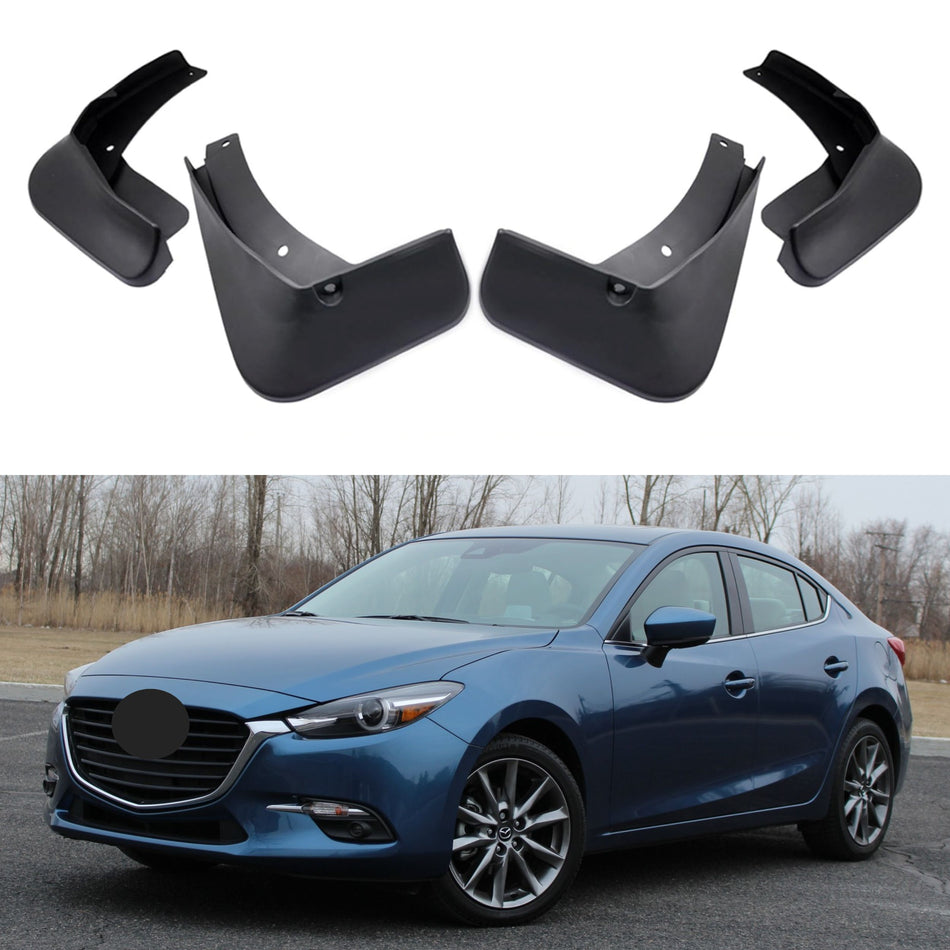 Mud Flap for Mazda3 2014-2018, 4-Piece