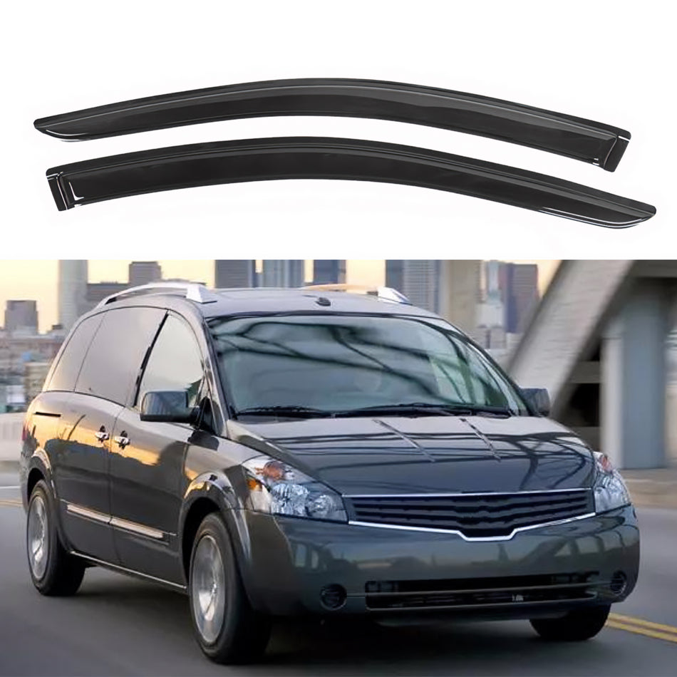 Window Visors for Nissan Quest 2004-2009, 2-Piece