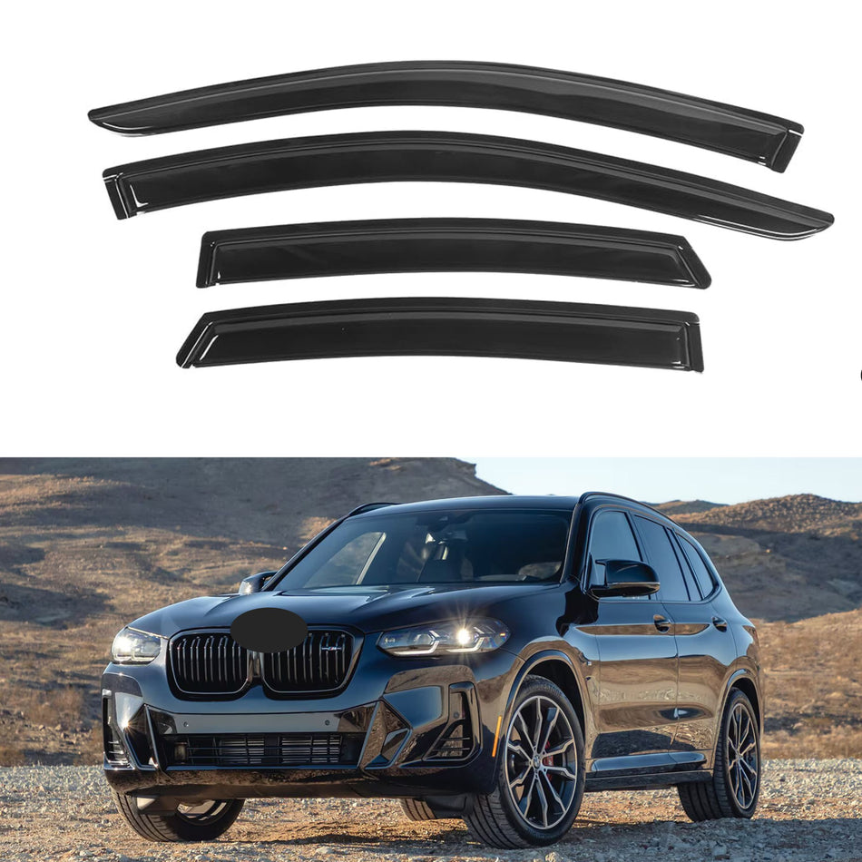 Window Visors for BMW X3 G01 2018-2023, 4-Piece