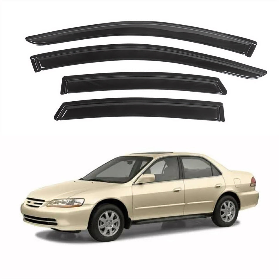 Window Visors for Honda Accord 1998-2002, 4-Piece