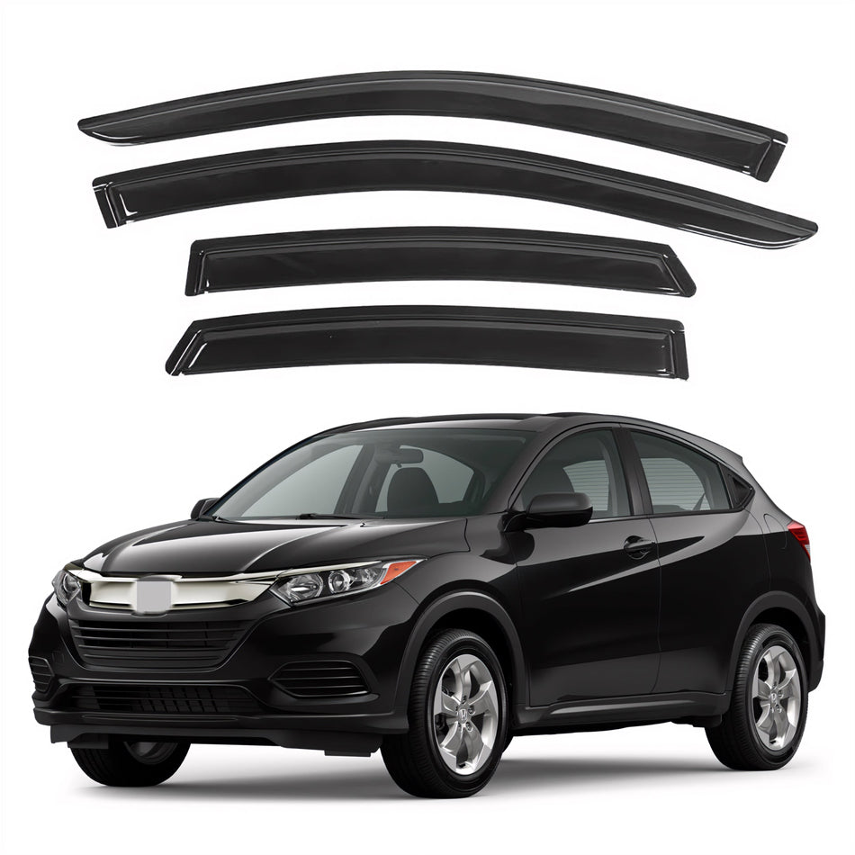 Window Visors for Honda HR-V 2016-2022, 4-Piece