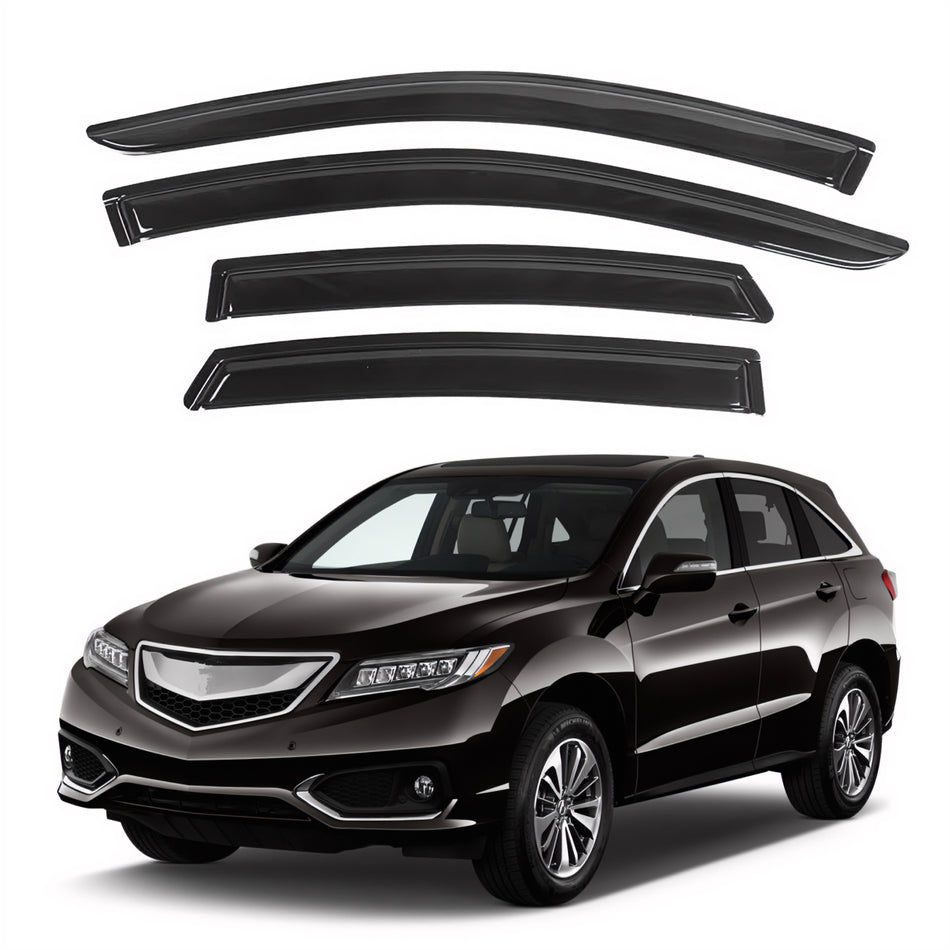 Side Window Deflectors for Acura RDX 2013-2018, 4-Piece