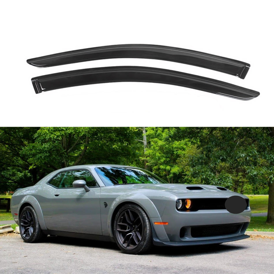 Window Visors for Dodge Challenger 2008-2023, 2-Piece