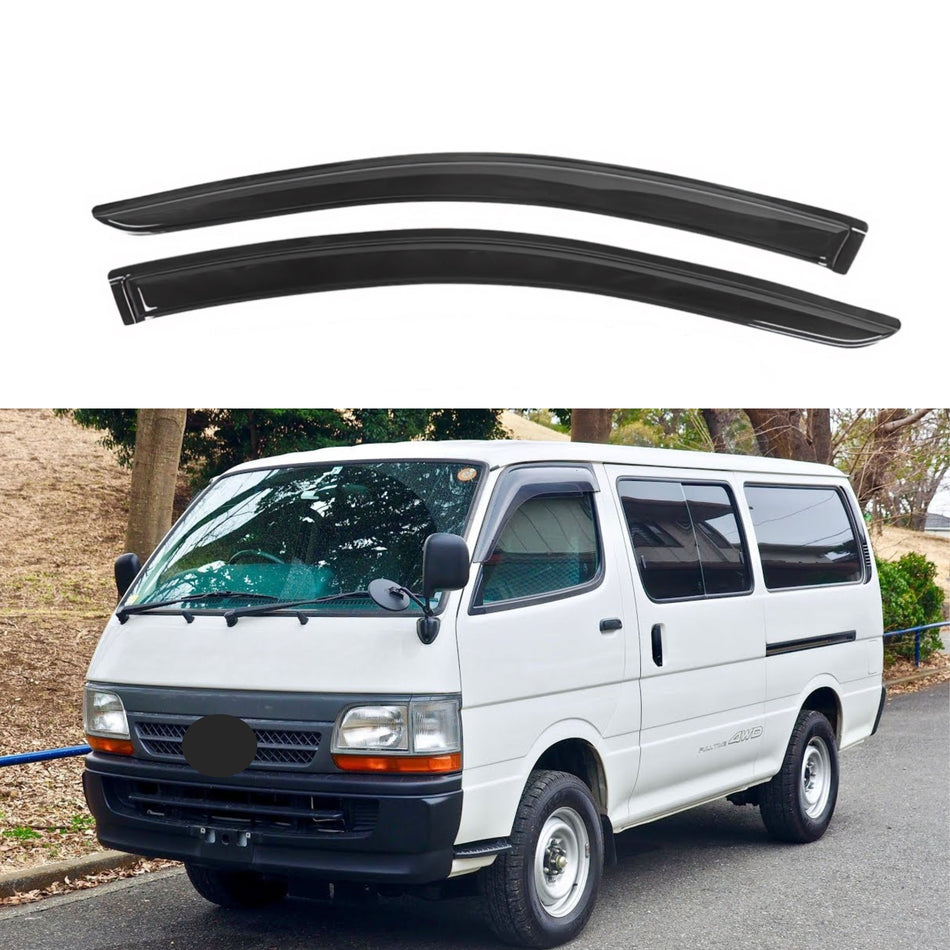 Window Visors for Toyota Hiace 1989-2004, 2-Piece