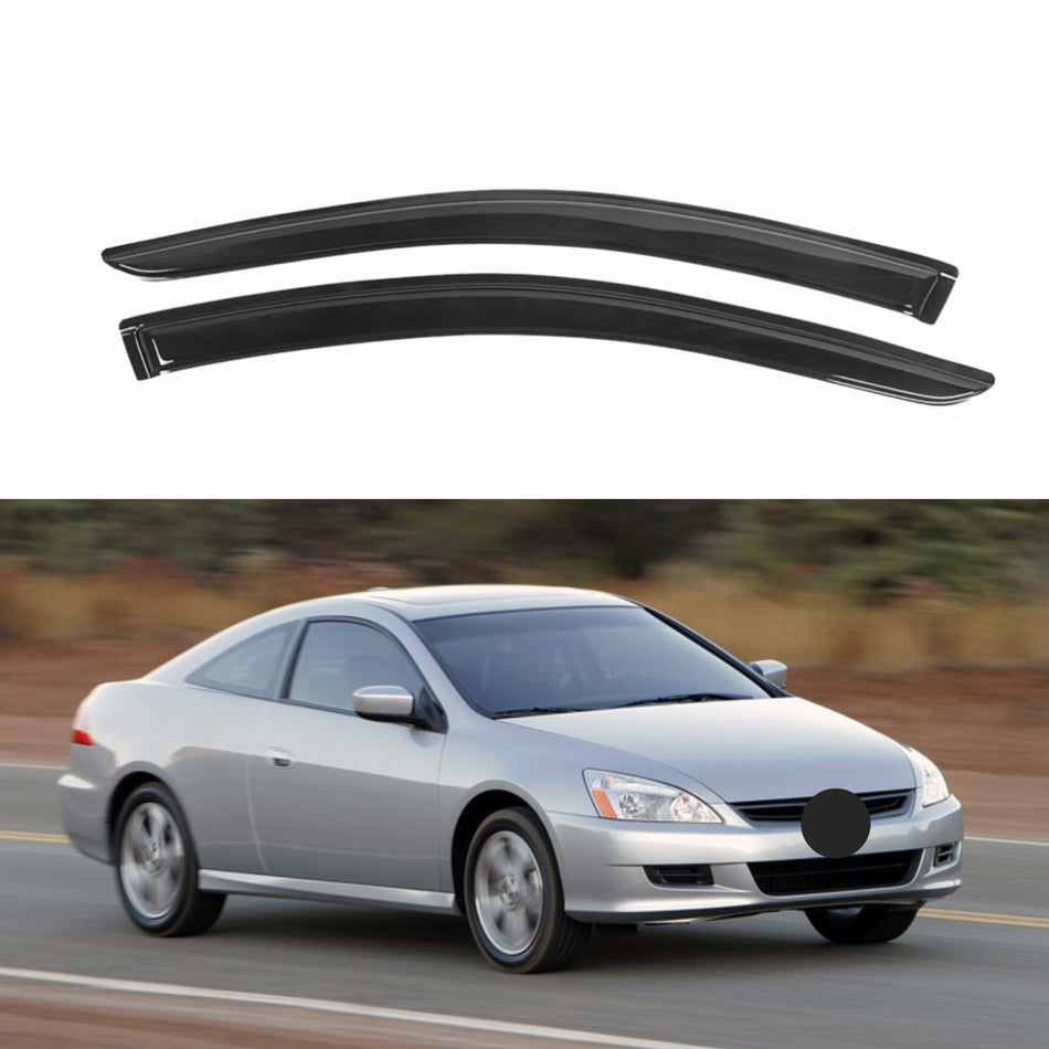 Window Visors for Honda Accord Coupe 2003-2007, 2-Piece