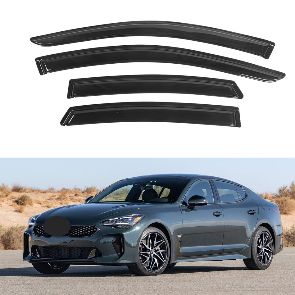 Window Visors for Kia Stinger 2017-2023, 4-Piece