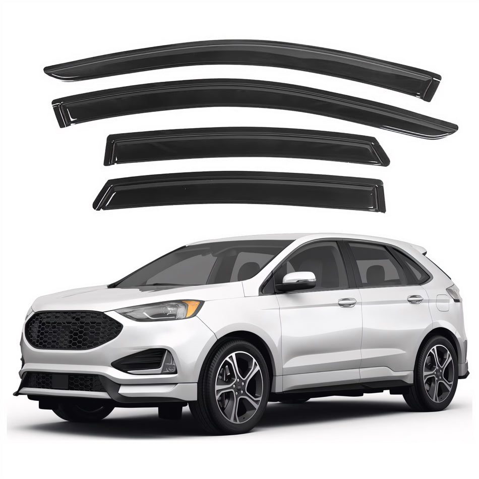 Side Window Deflectors for Ford Edge 2015-2024, 4-Piece