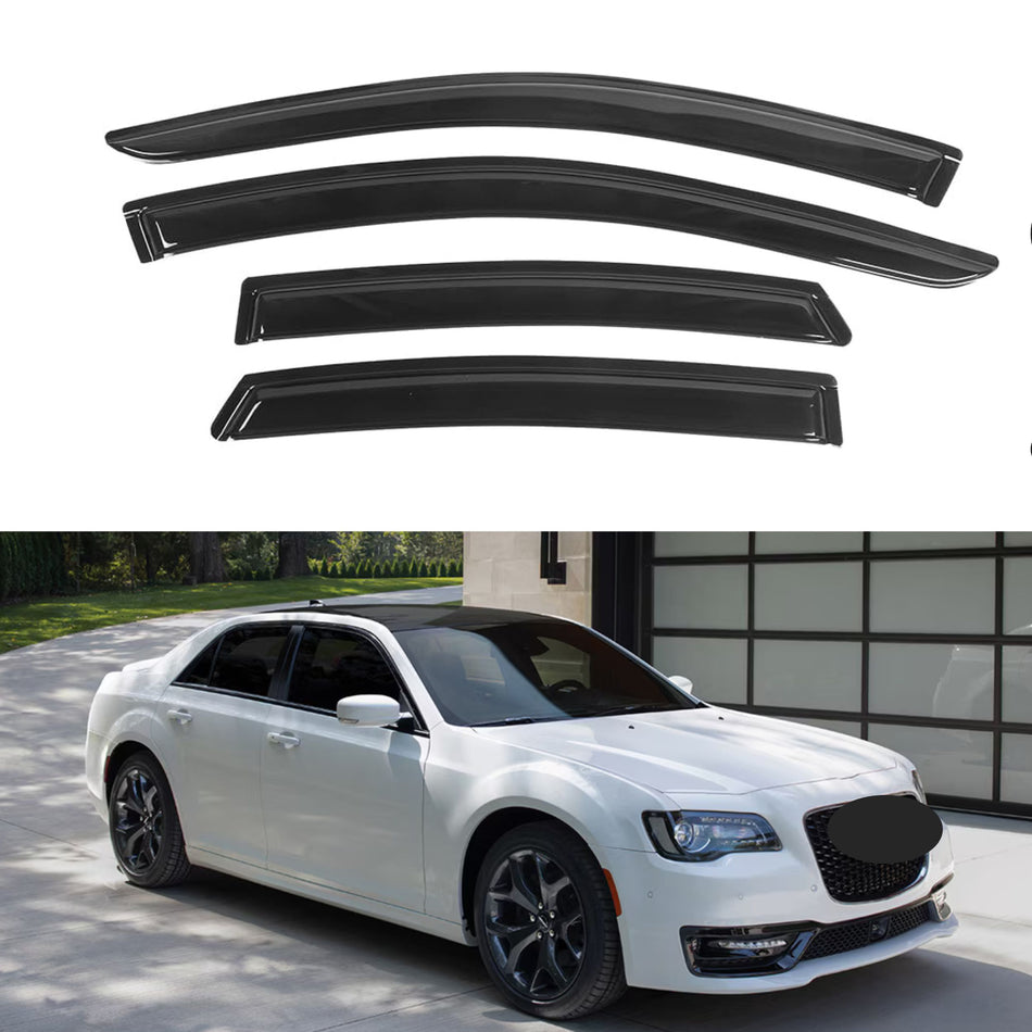 Window Visors for Chrysler 300 2011-2023, 4-Piece