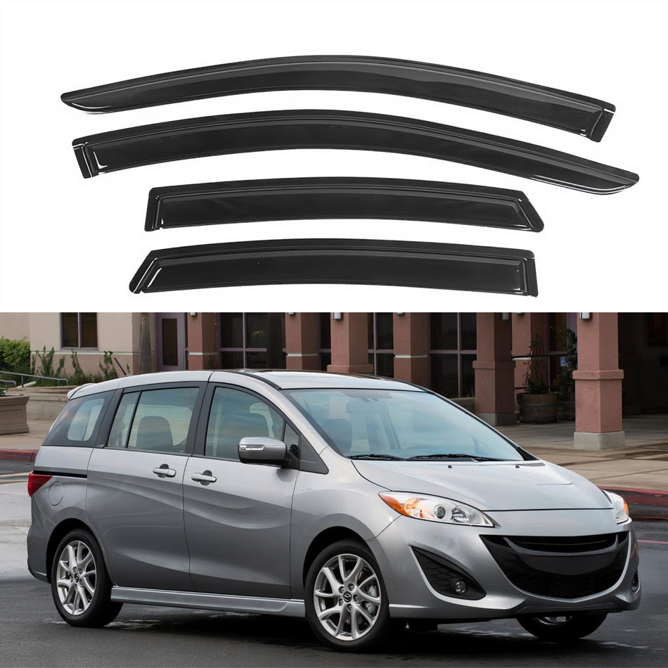 Window Visors for Mazda 5 2005-2018, 4-Piece