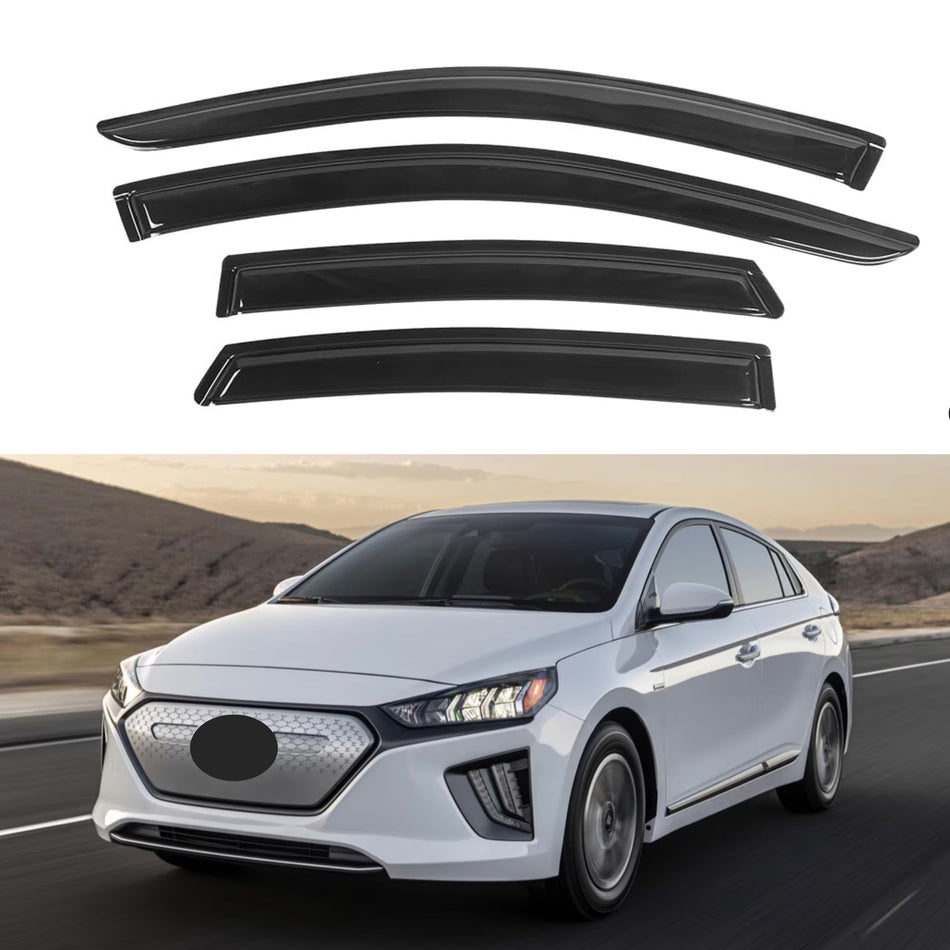 Window Visors for Hyundai Ioniq Hybrid 2017-2022, 4-Piece