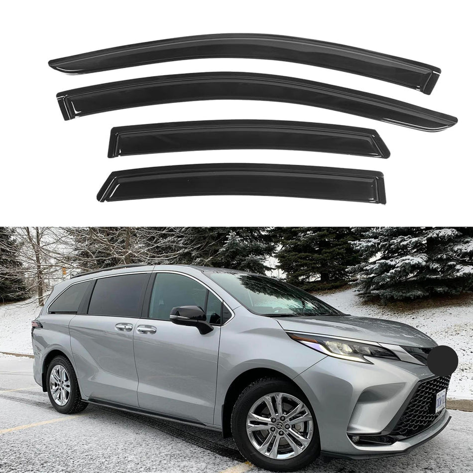 Window Visors for Toyota Sienna 2021-2024, 4-Piece