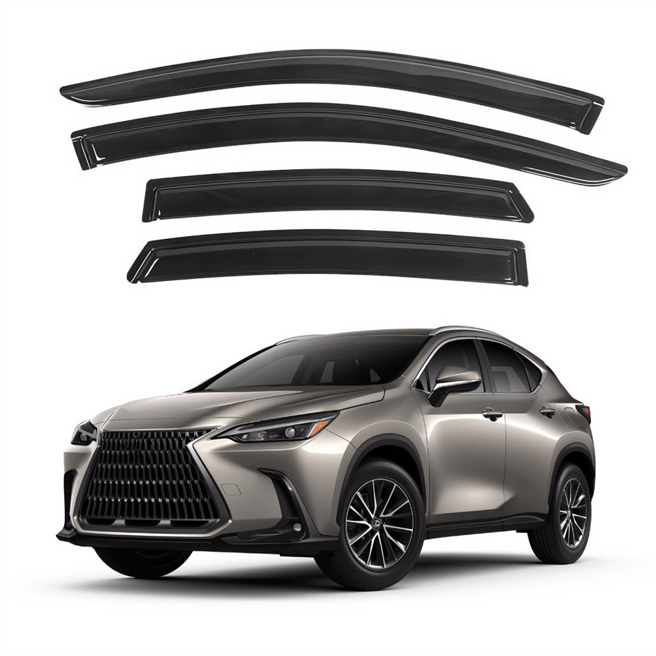 Window Visors for Lexus NX Series 2014-2021, 4-Piece