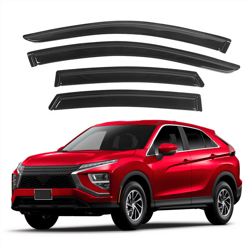 Window Visors for Mitsubishi Eclipse Cross 2018-2024, 4-Piece