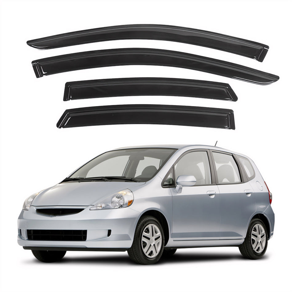 Window Visors for Honda Fit 2007-2008, 4-Piece