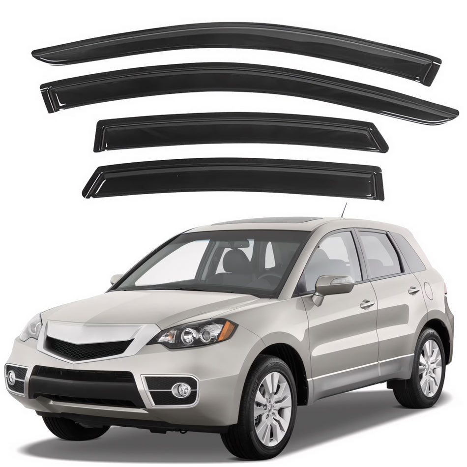 Side Window Deflectors for Acura RDX 2007-2012, 4-Piece