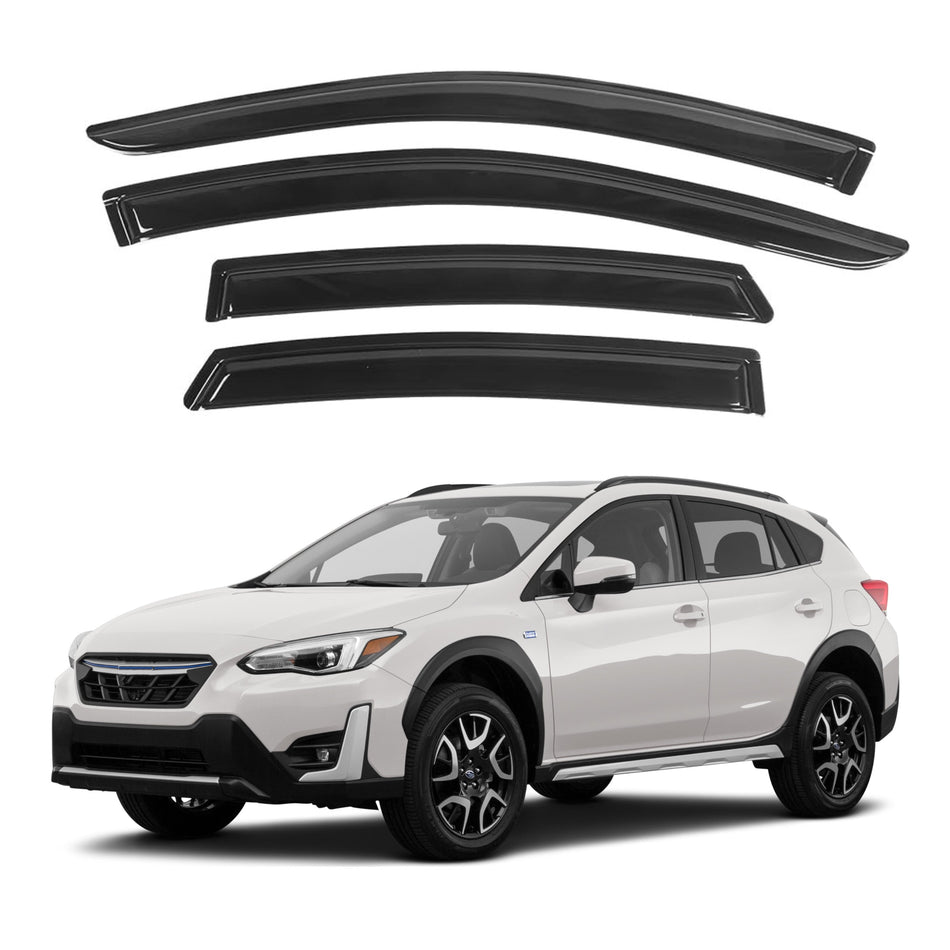 Window Visors for Subaru XV Crosstrek 2018-2024 Subaru Impreza Hatchback 2017-2023, 4-Piece