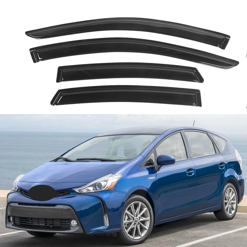 Window Visors for Toyota Prius V 2012-2017, 4-Piece