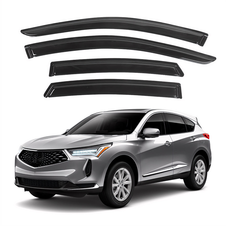 Side Window Deflectors for Acura RDX 2019-2024, 4-Piece