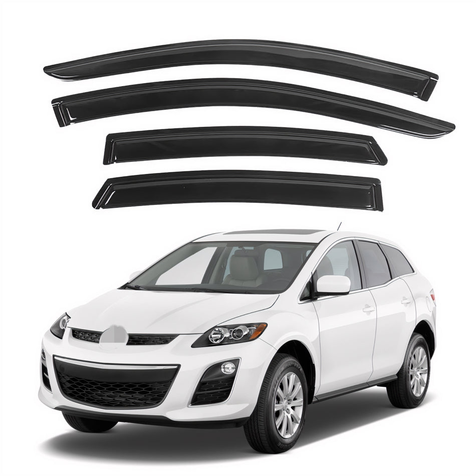 Window Visors for Mazda CX-7 2008-2011, 4-Piece