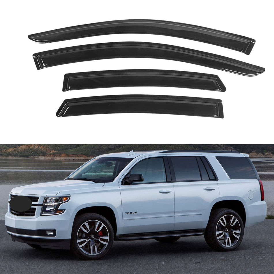 Window Visors for Chevrolet Tahoe 2015-2020 & Cadillac Escalade 2015-2020 & GMC Yukon 2015-2020, 4-Piece