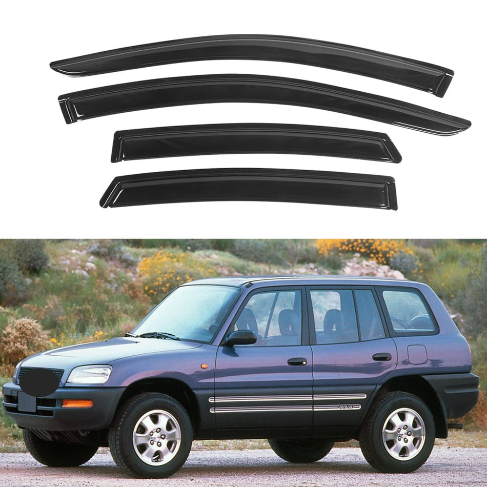 Window Visors for Toyota RAV4 1996-2000 (4-Door), 4-Piece