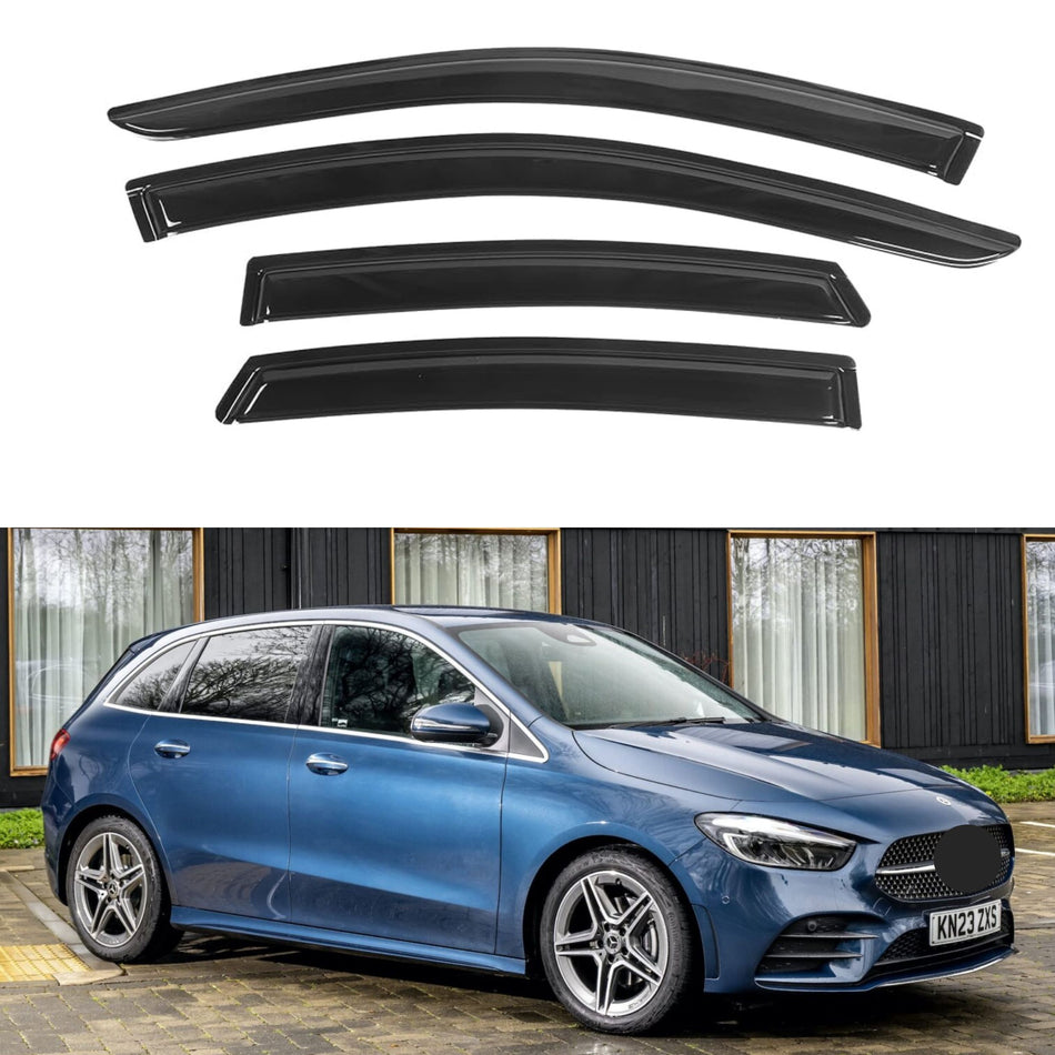 Window Visors for Mercedes-Benz B-Class 2012-2019, 4-Piece