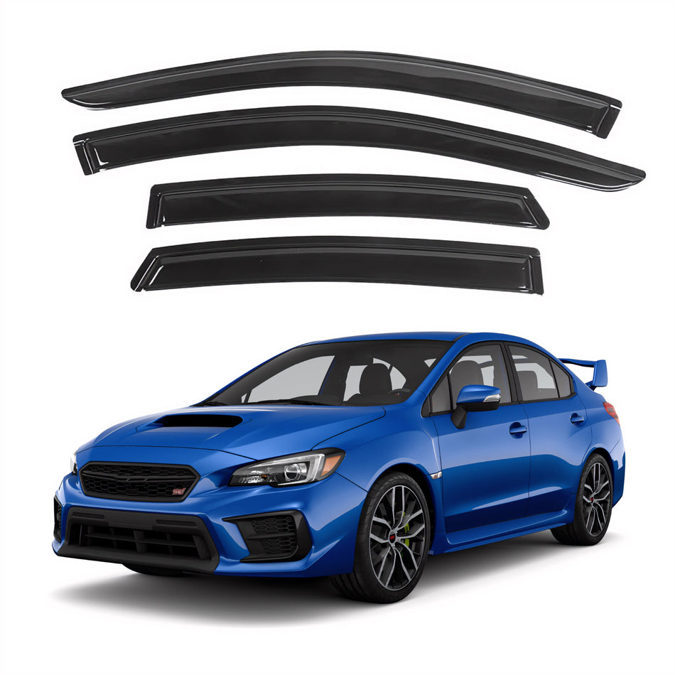 Window Visors for Subaru WRX 2015-2021 & Subaru Impreza 2012-2016, 4-Piece