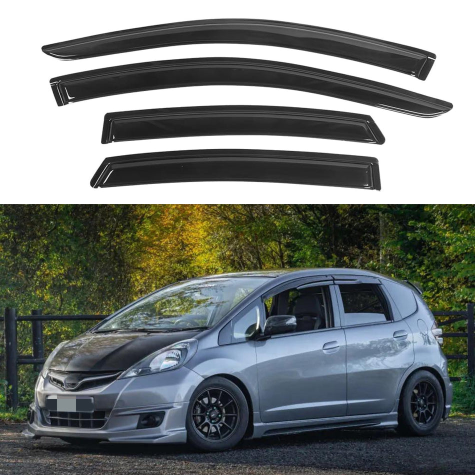 Window Visors for Honda Fit 2009-2014, 4-Piece