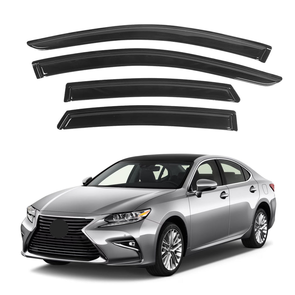 Window Visors for Lexus ES Series 2013-2018, 4-Piece