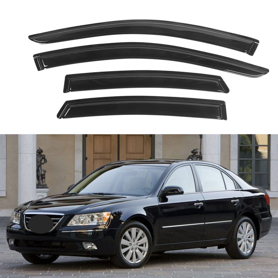 Window Visors for Hyundai Sonata 2005-2010 (Old Body Style), 4-Piece