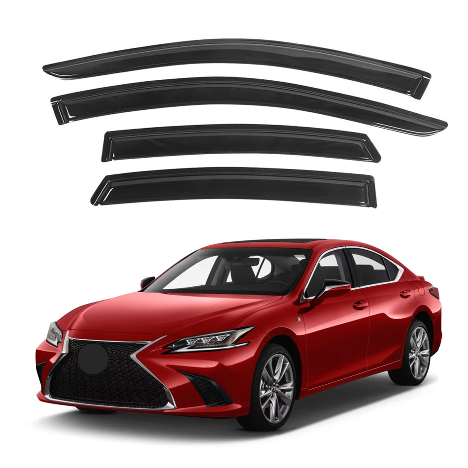 Window Visors for Lexus ES Series 2019-2023, 4-Piece