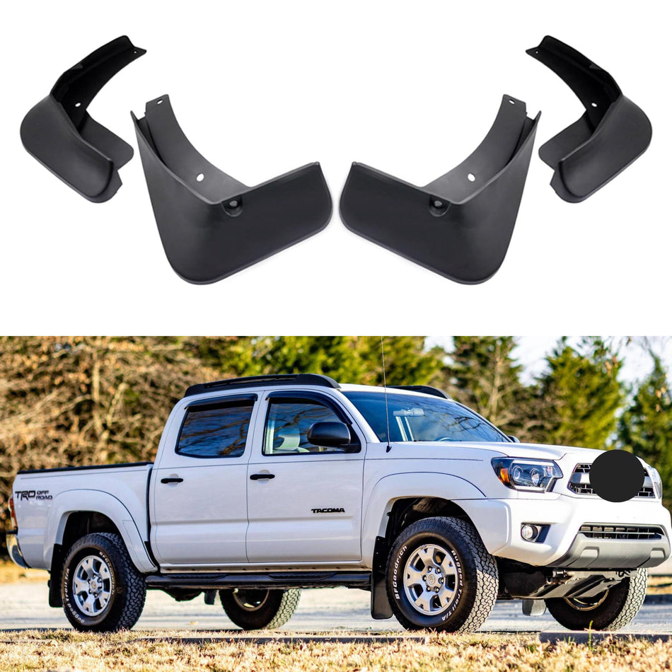 Mud Flap for Toyota Tacoma 2005-2015 (All Cab Sizes), 4-Piece