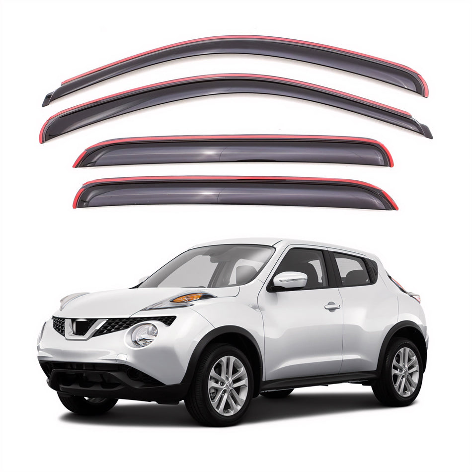 Window Visors for Nissan Juke 2011-2017, 4-Piece