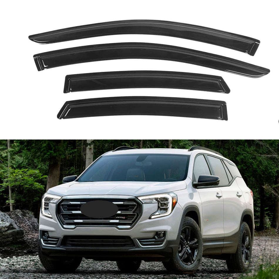 Window Visors for GMC Terrain 2018-2024, 4-Piece