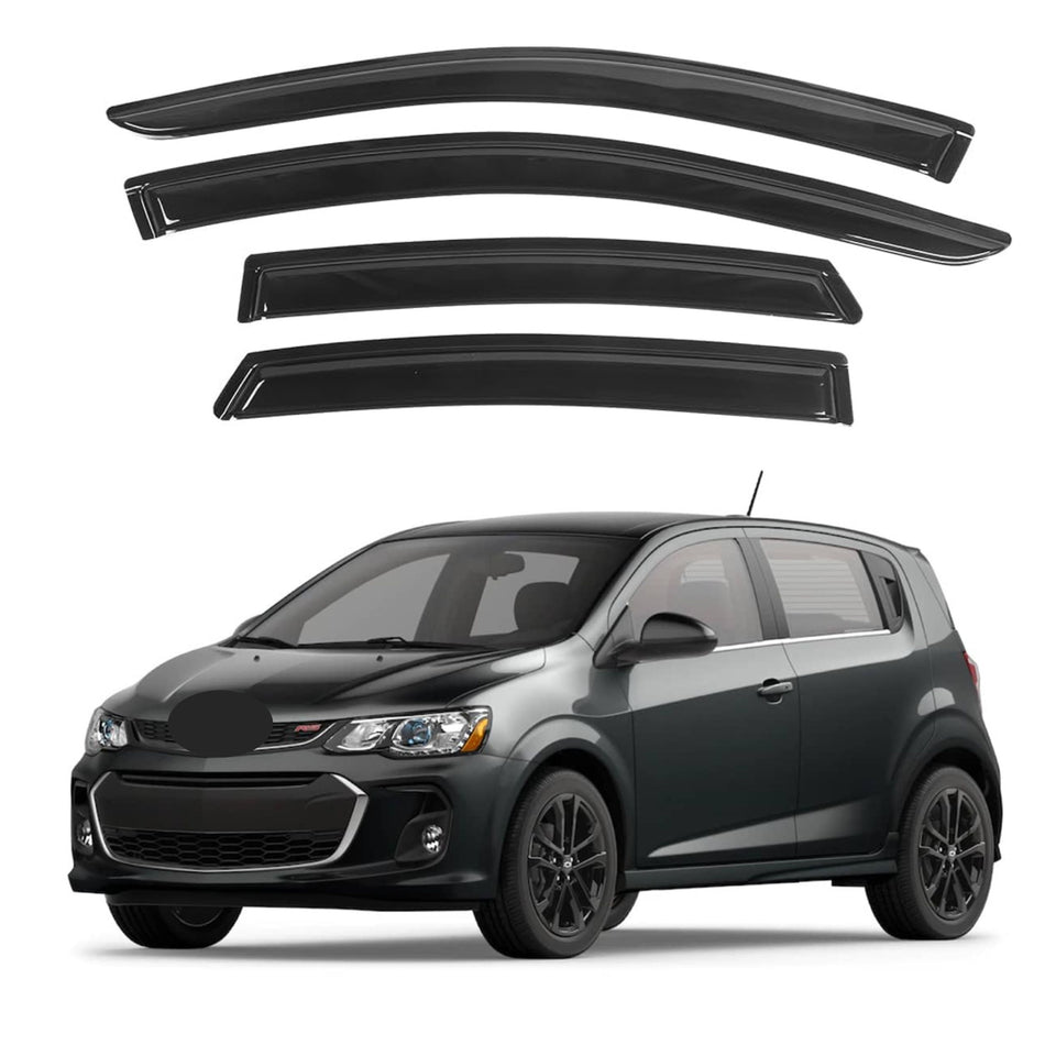 Window Visors for Chevrolet Sonic Hatchback 2012-2020 (5 - Door), 4-Piece