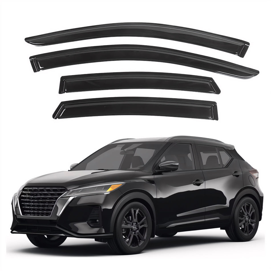 Window Visors for Nissan Kicks 2018-2024, 4-Piece